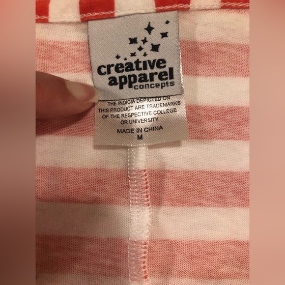 University of Illinois orange & white tank, Creative Apparel, M - Picture 4 of 12